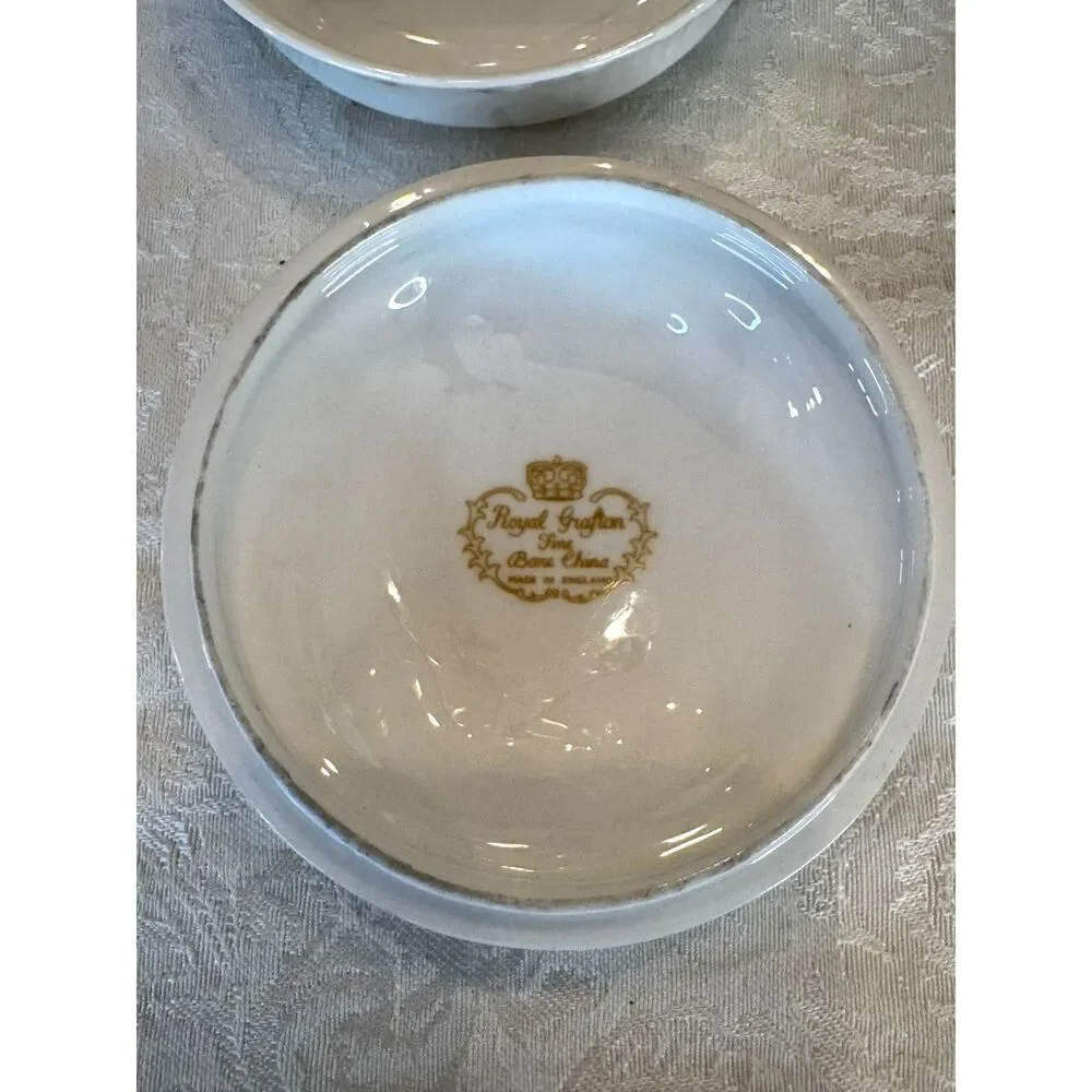 Vintage Royal Grafton trinket box bone china The Old Curiosity Shop London